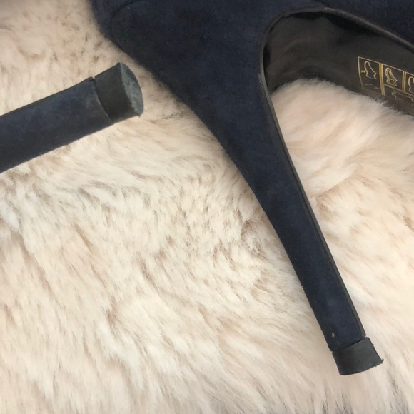 💙 blue suede Shoes! Buffalo London size 39 - Picture 9 of 11